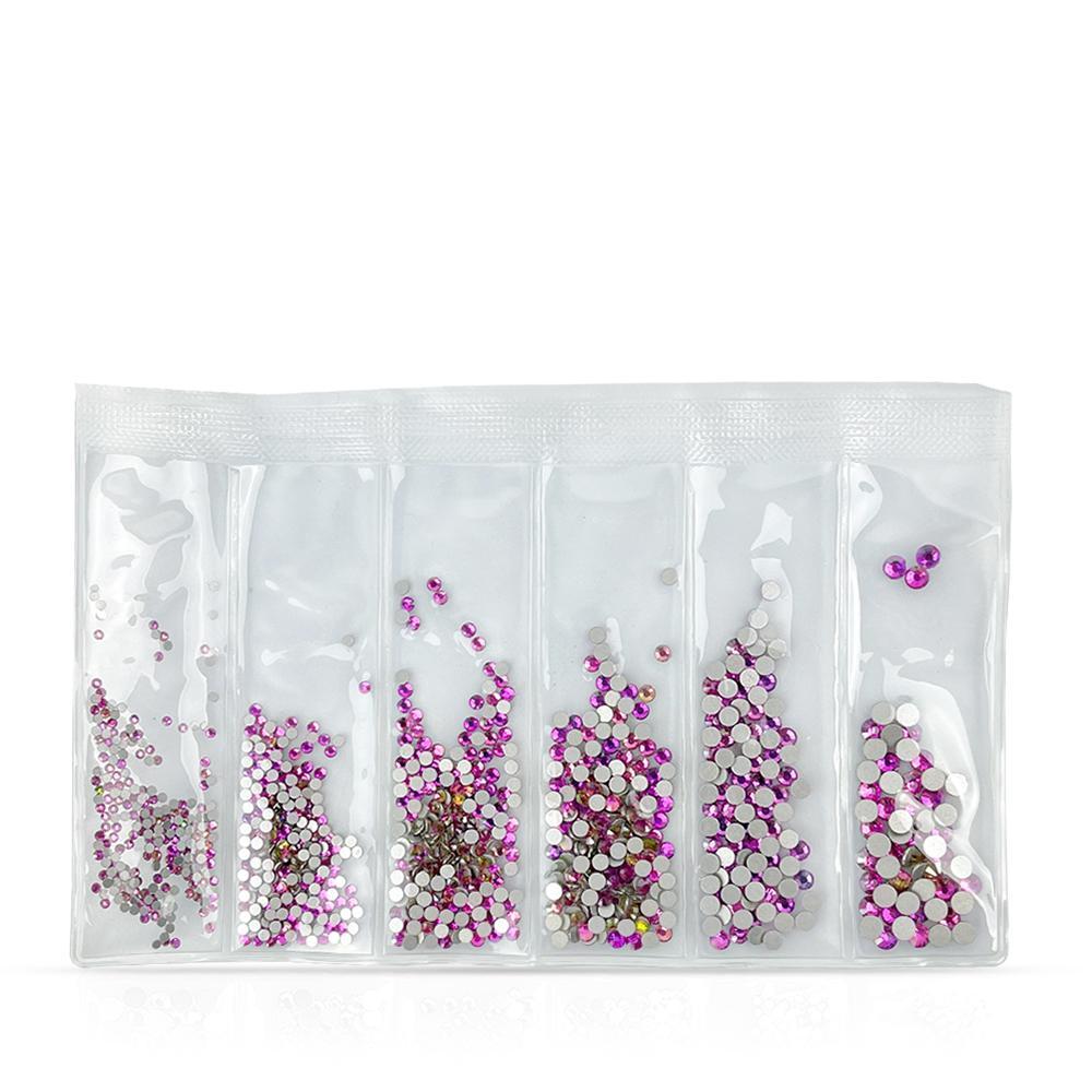 Cristalli Strass Fucsia 1440pz - TuttoperleUnghie