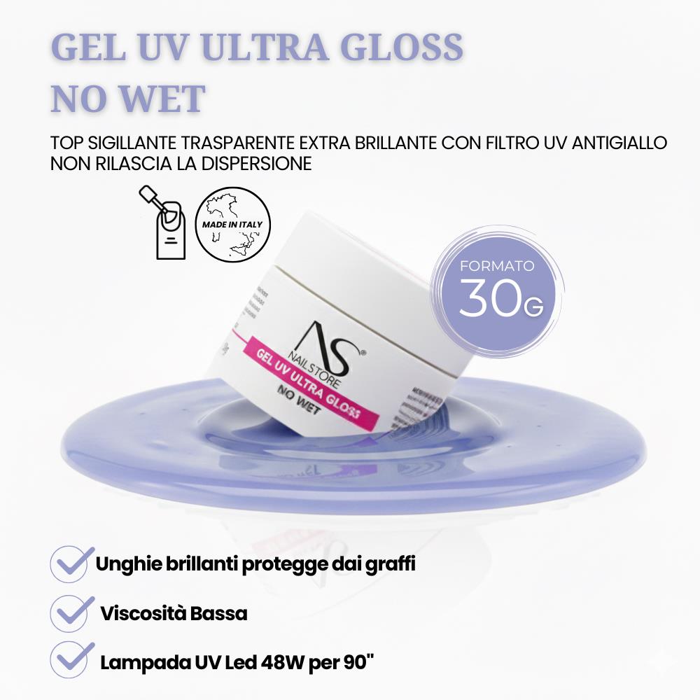 Gel UV Ultra Gloss No Wet 30g - Nail Store