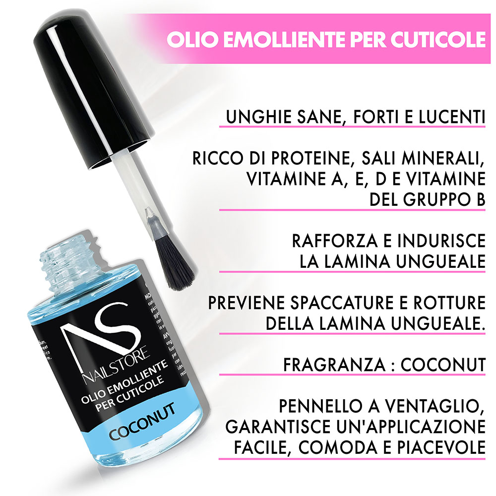 Olio per Cuticole Coconut 15ml - Nail Store