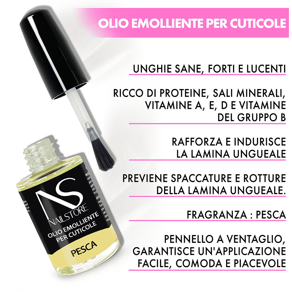 Olio per Cuticole Pesca 15ml - Nail Store