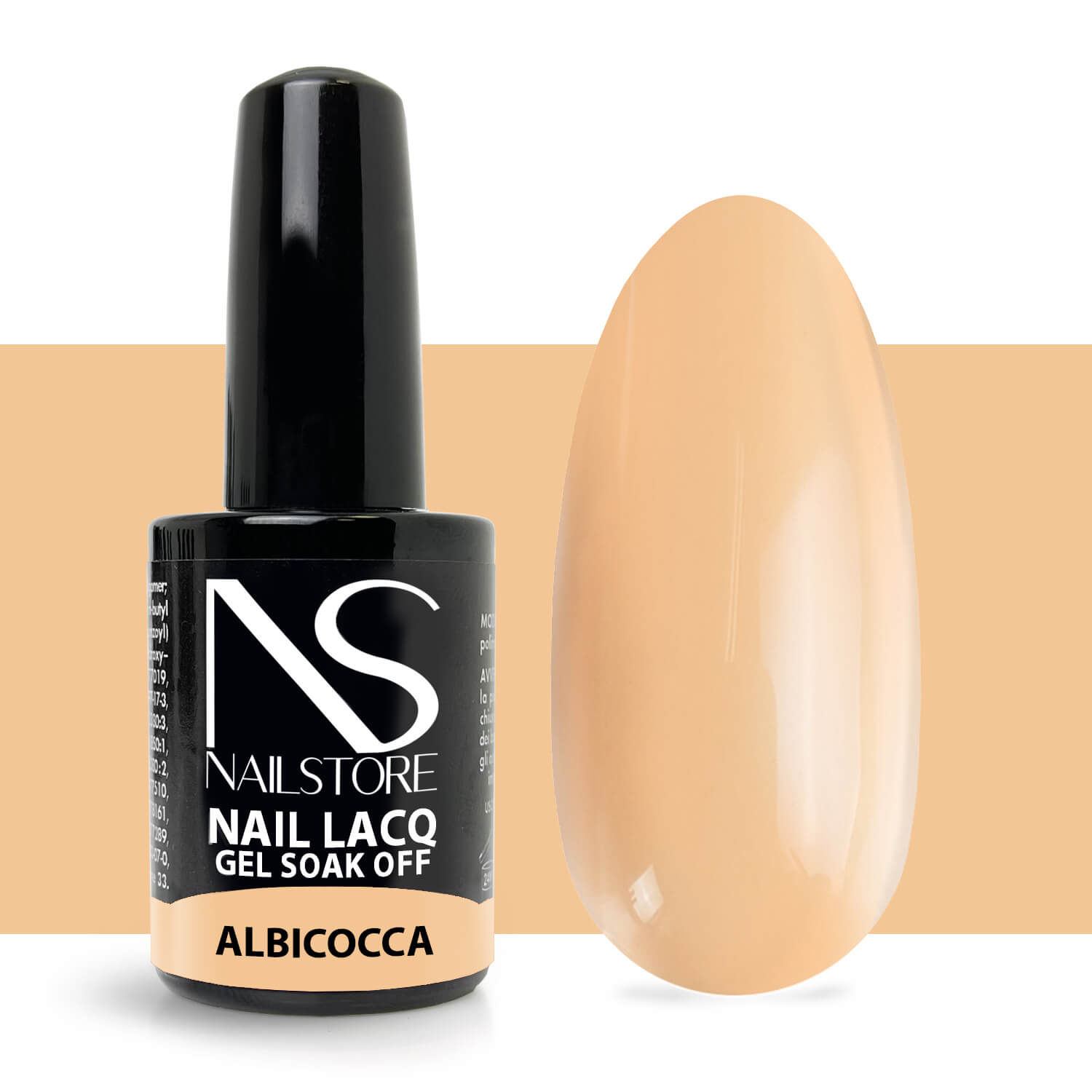 Semipermanente Nail Lacq Albicocca - Nail Store