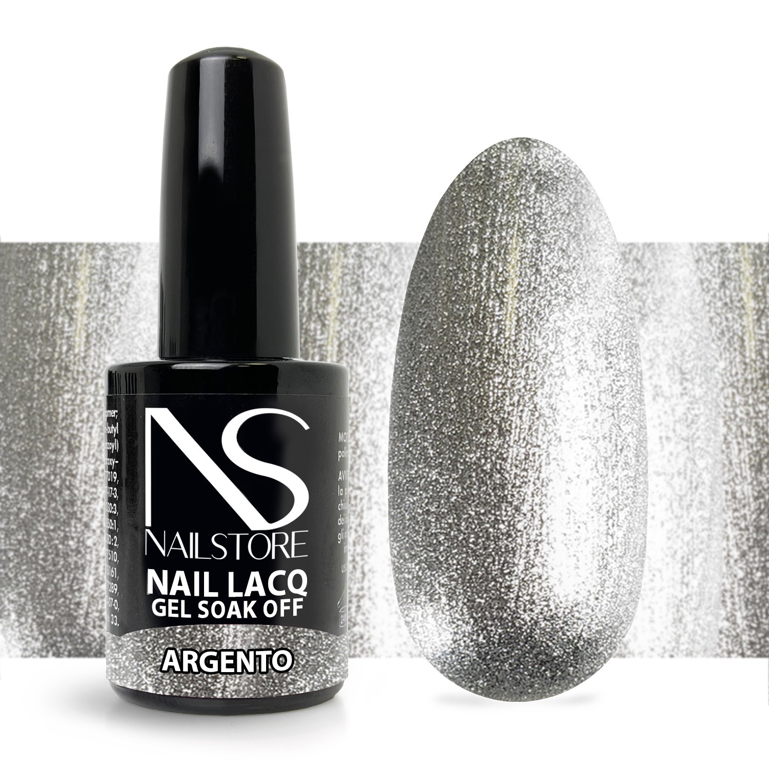 Semipermanente Nail Lacq Argento - Nail Store