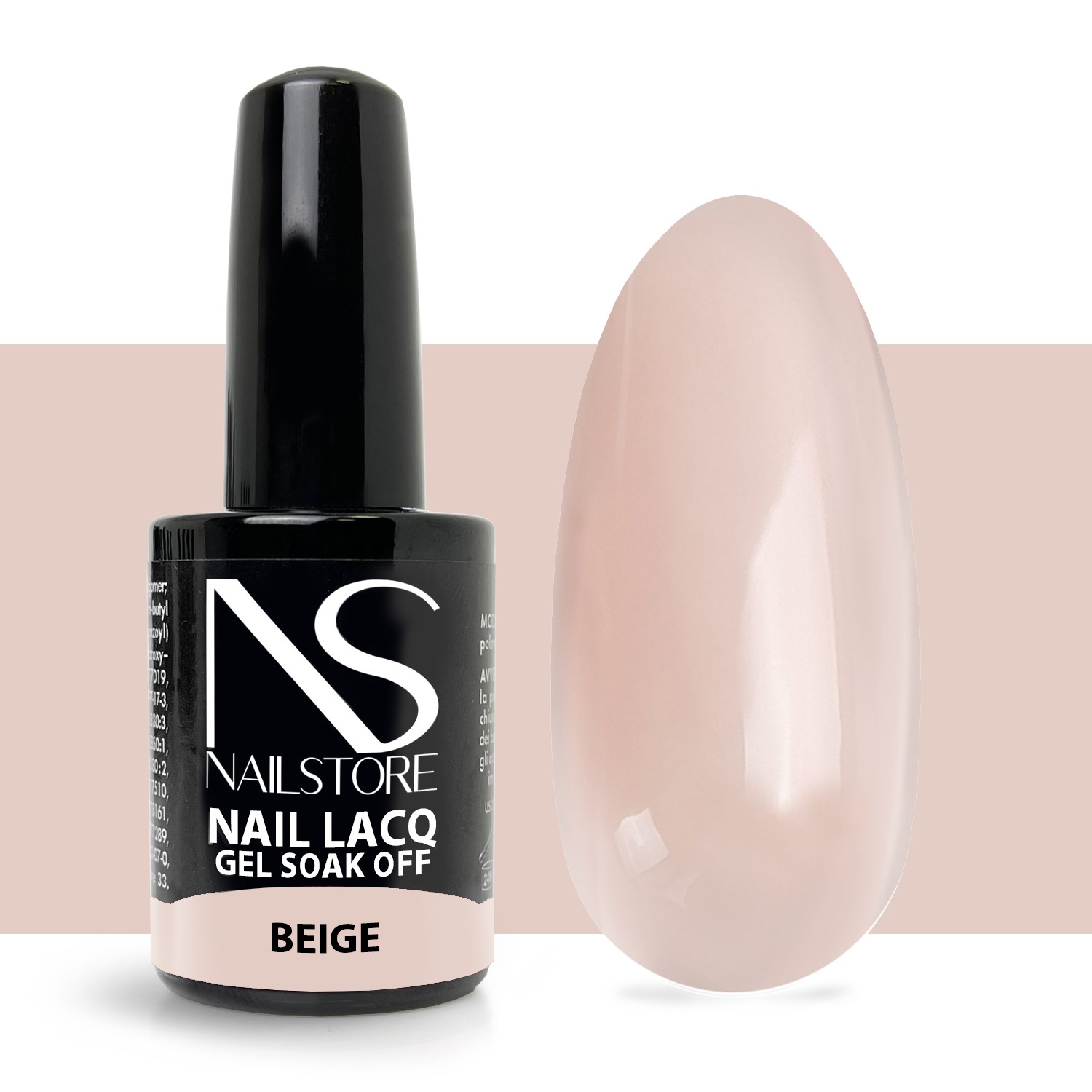 Semipermanente Nail Lacq Beige - Nail Store