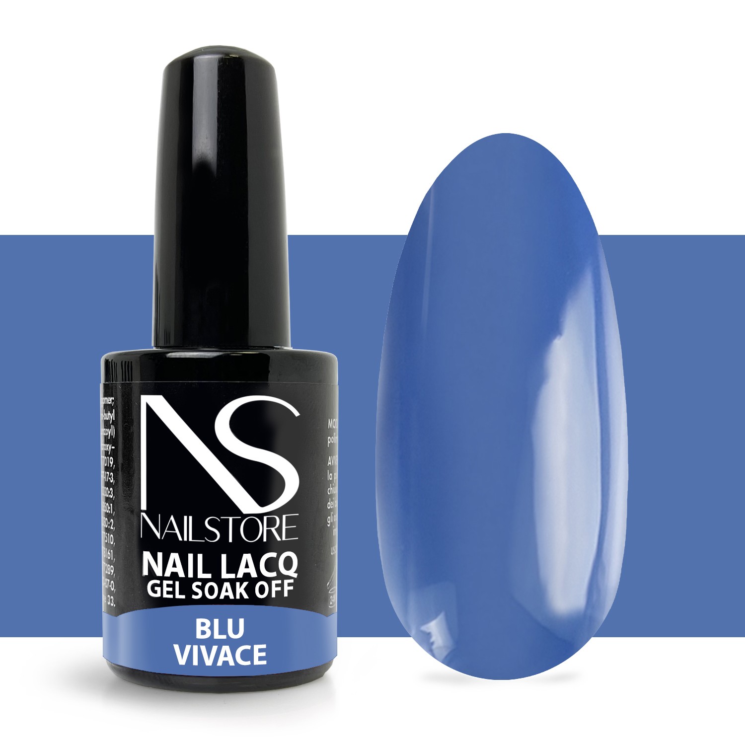 Semipermanente Nail Lacq Blu Vivace - Nail Store