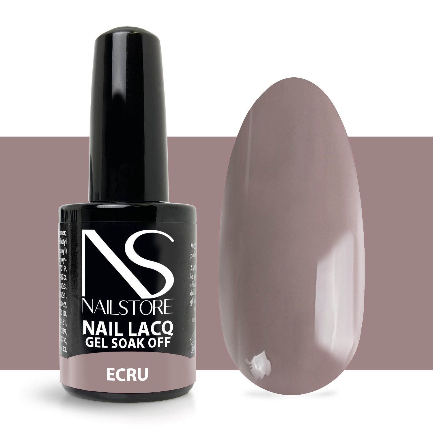 Semipermanente Nail Lacq Ecru - Nail Store