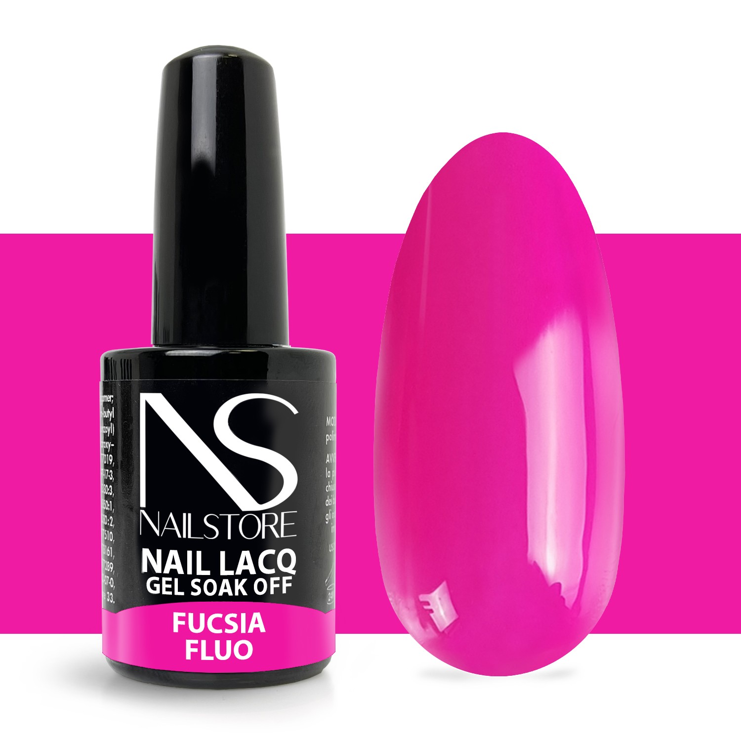 Semipermanente Nail Lacq Fucsia Fluo - Nail Store