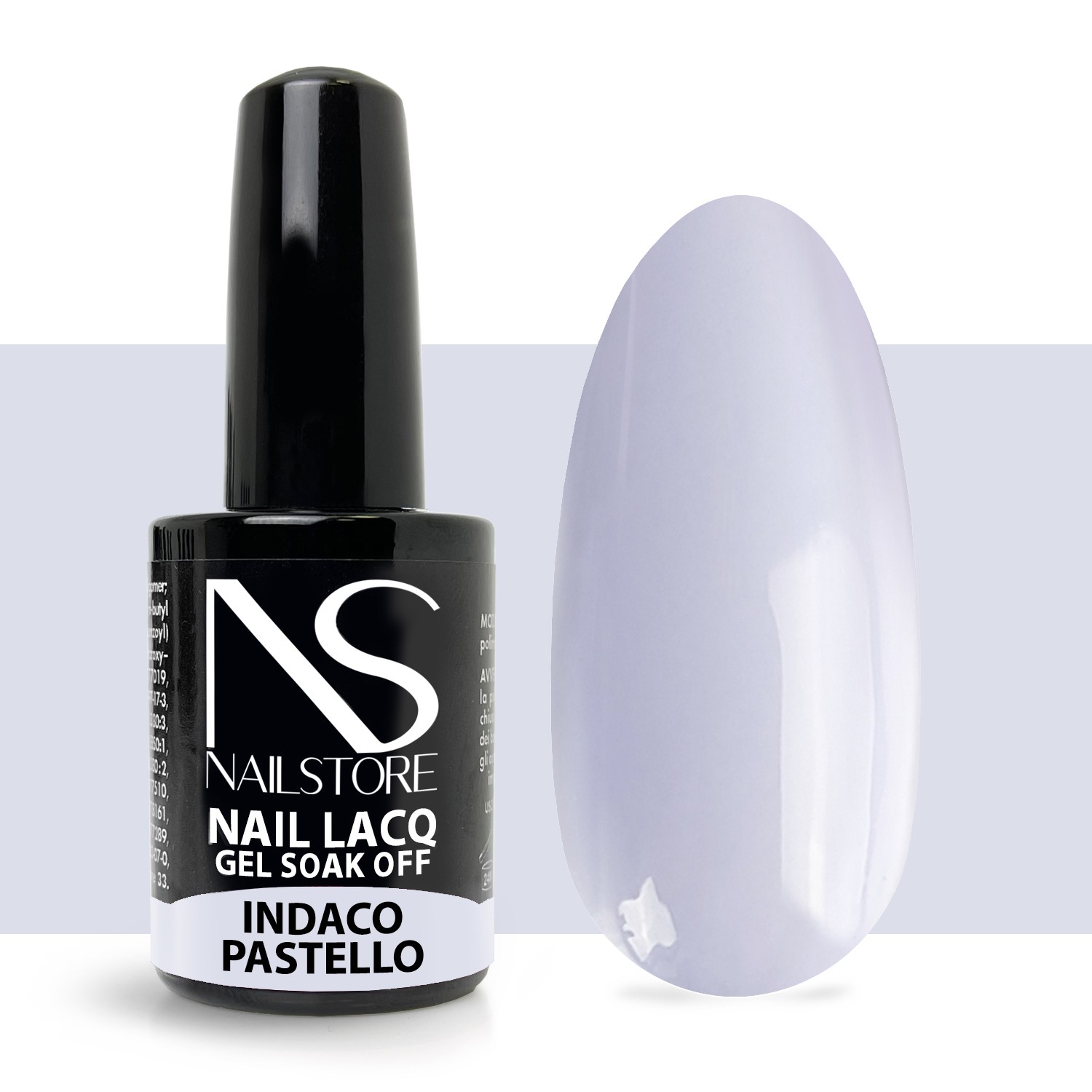 Semipermanente Nail Lacq Indaco Pastello - Nail Store