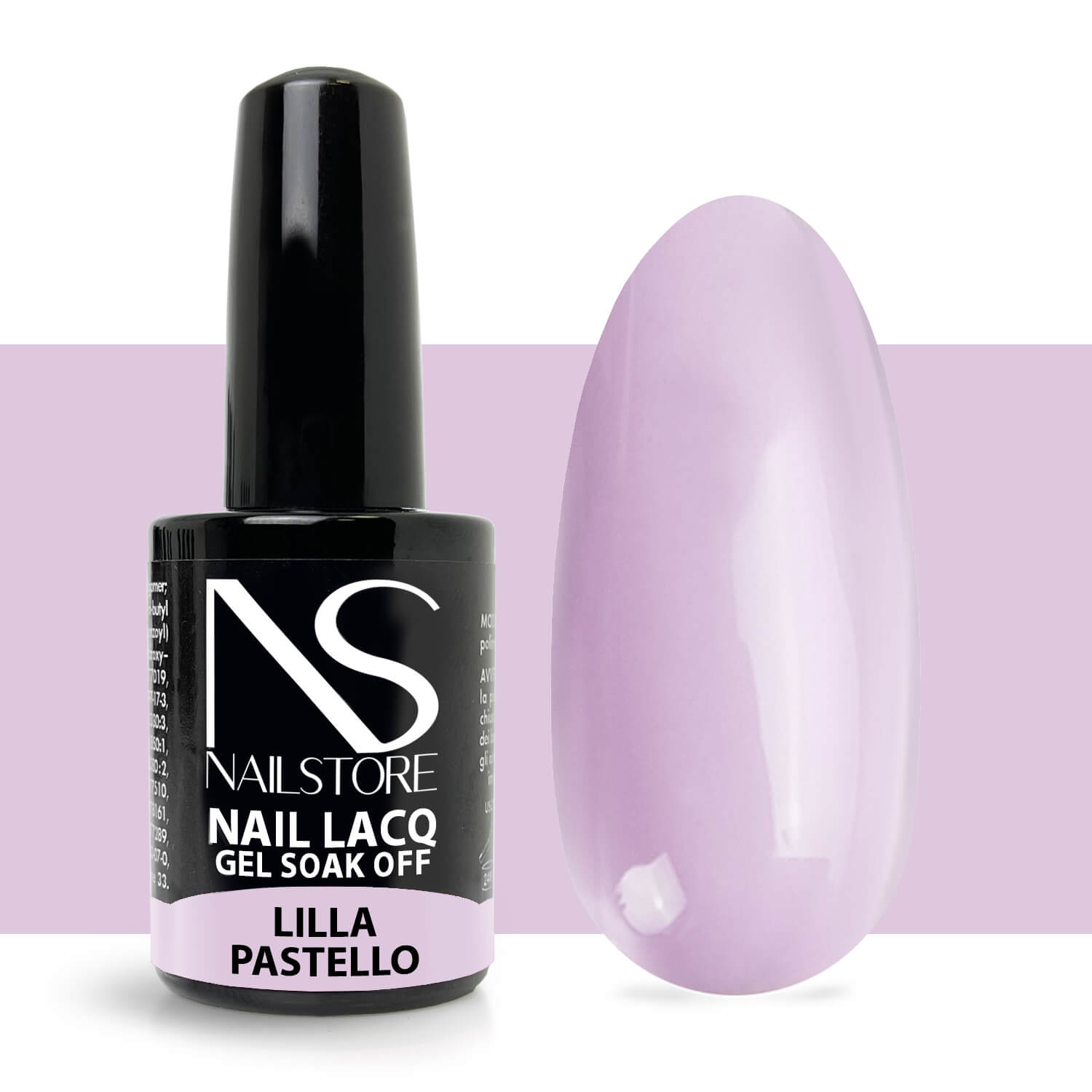 Semipermanente Nail Lacq Lilla Pastello - Nail Store