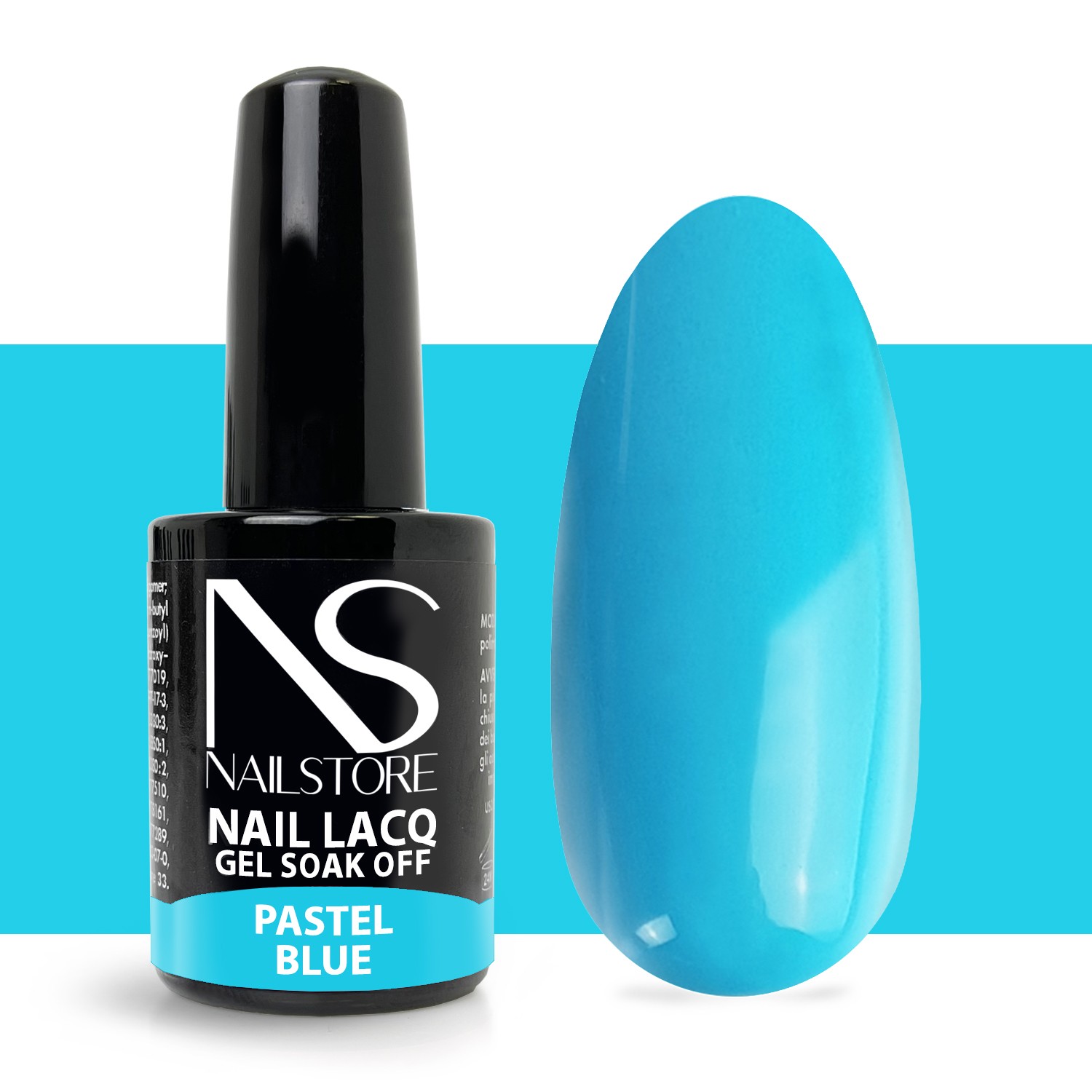 Semipermanente Nail Lacq Pastel Blue - Nail Store