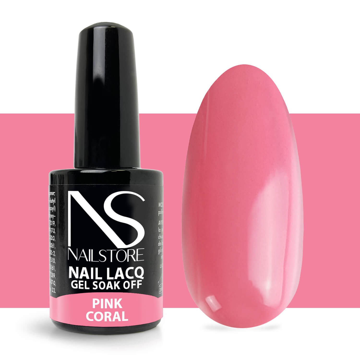 Semipermanente Nail Lacq Pink Coral - Nail Store