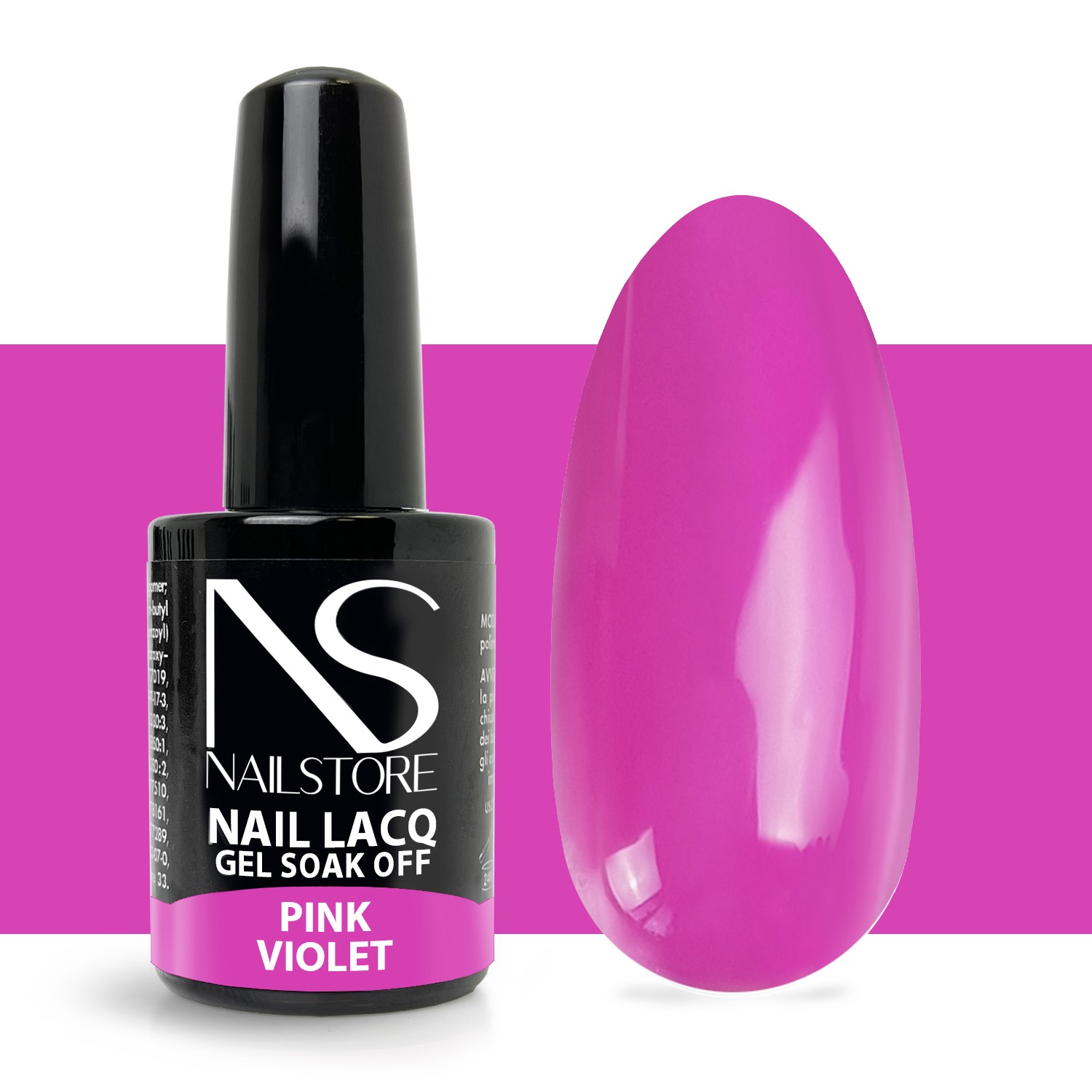 Semipermanente Nail Lacq Pink Violet - Nail Store