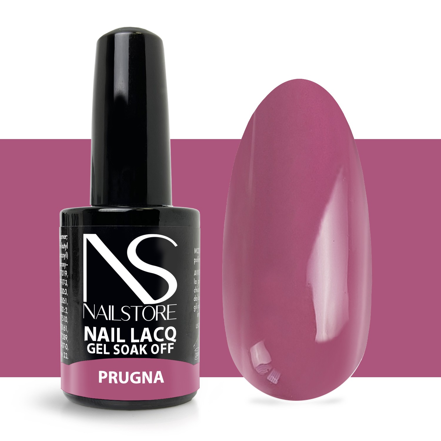 Semipermanente Nail Lacq Prugna - Nail Store