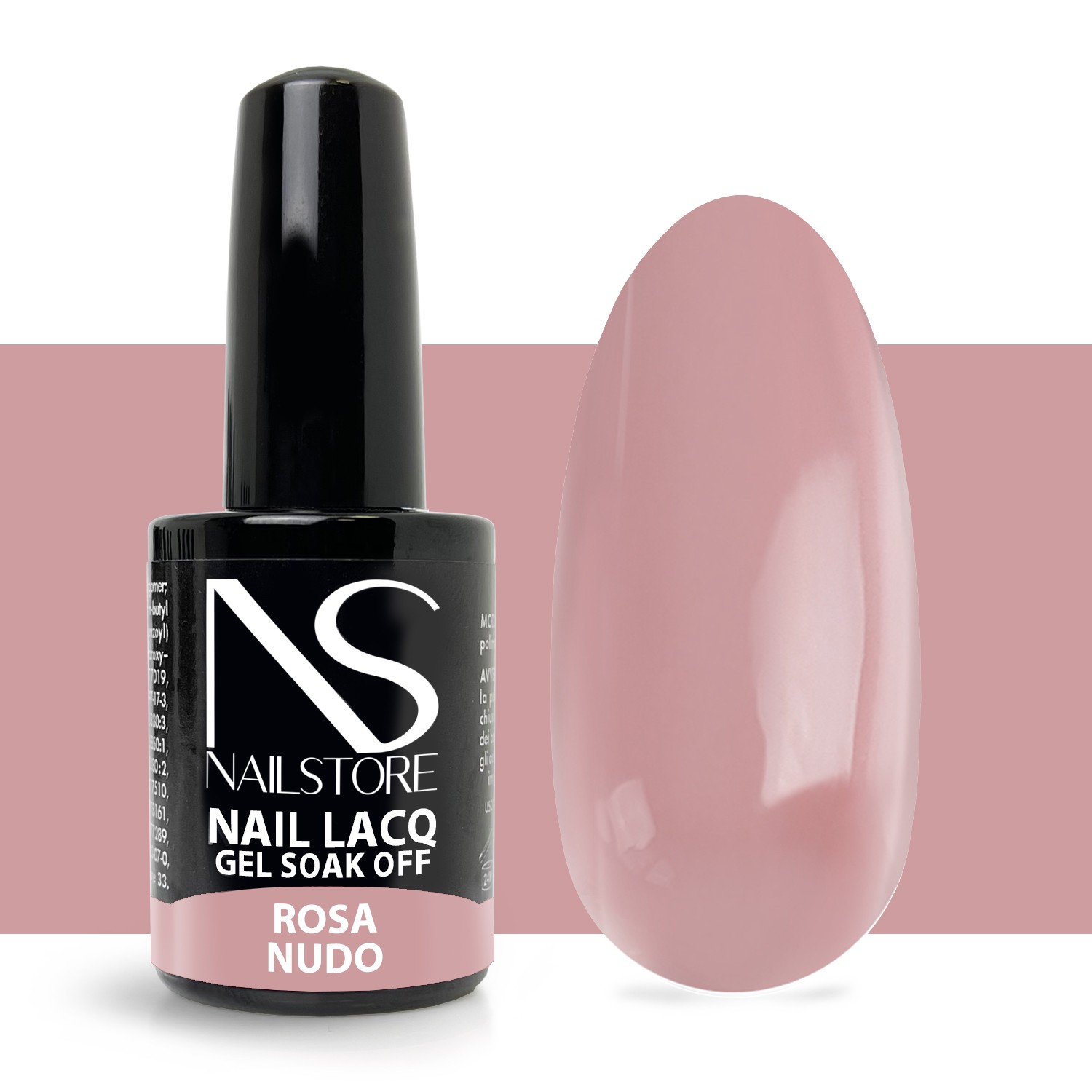 Semipermanente Nail Lacq Rosa Nudo - Nail Store