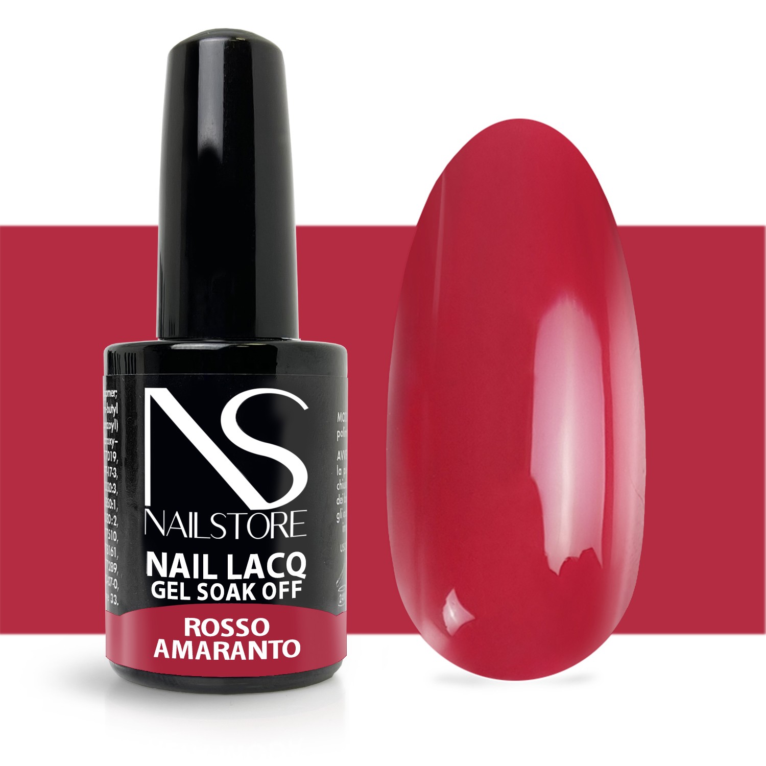 Semipermanente Nail Lacq Rosso Amaranto - Nail Store