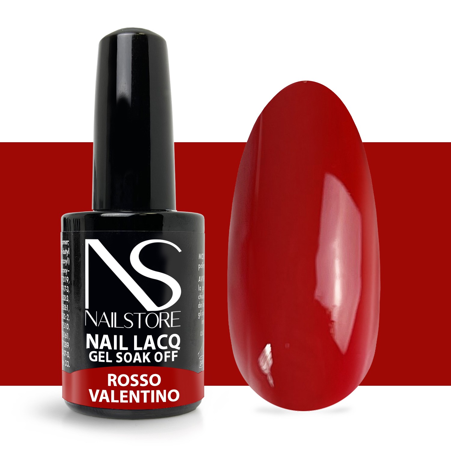 Semipermanente Nail Lacq Rosso Valentino - Nail Store