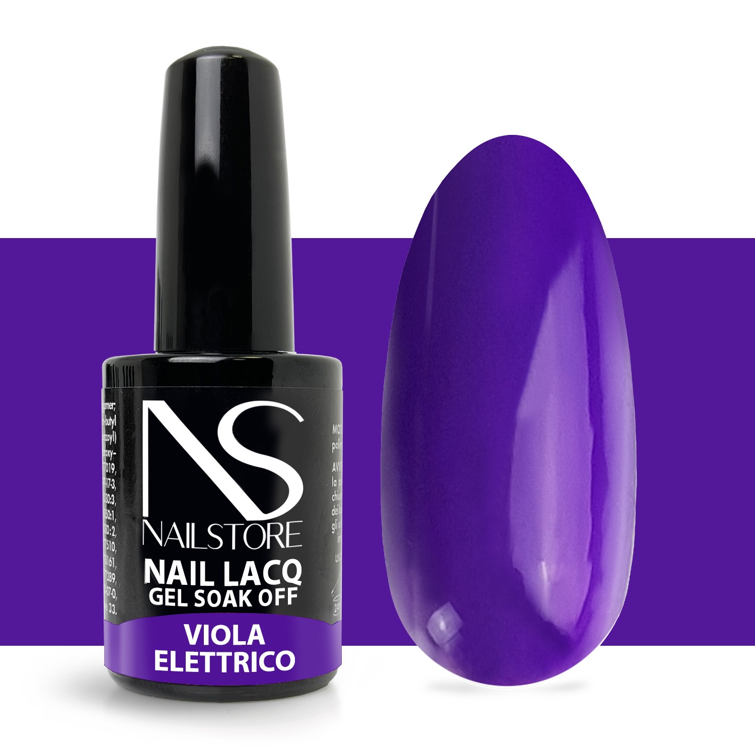 Semipermanente Nail Lacq Viola Elettrico - Nail Store