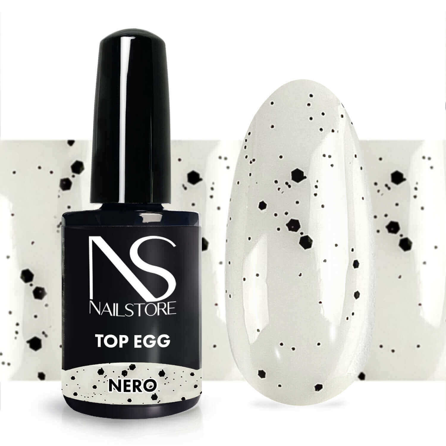 Top Egg Black No Wet - Nail Store