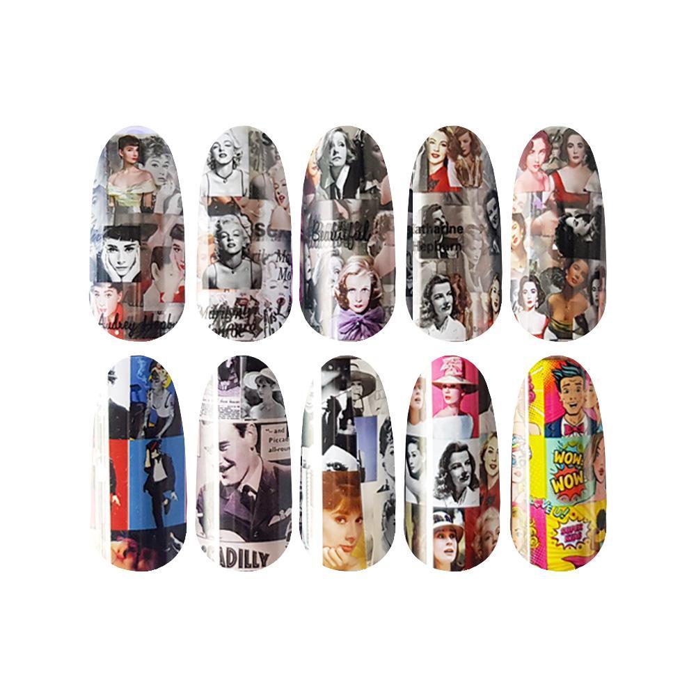 Transfer Foil Divas 109 - TuttoperleUnghie