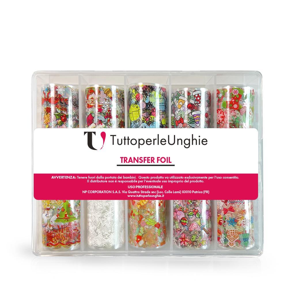 Transfer Foil Holografic Xmas 003 - TuttoperleUnghie