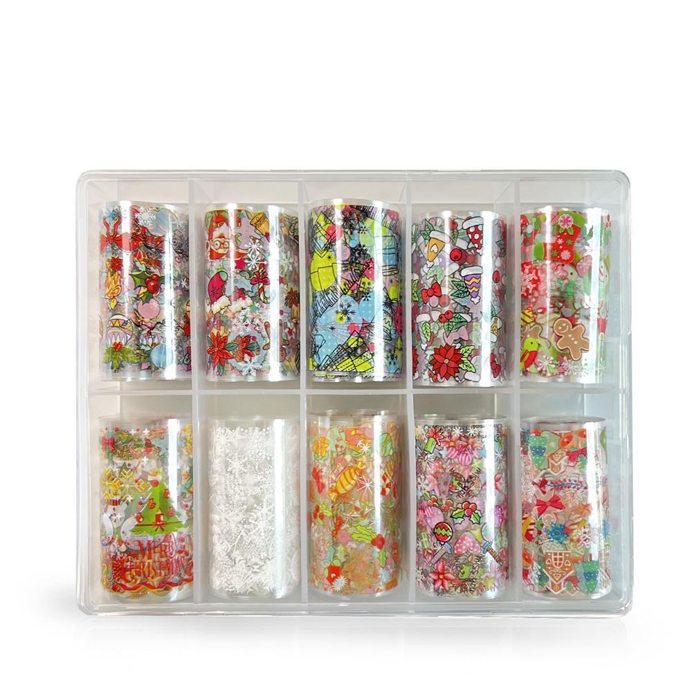 Transfer Foil Holografic Xmas 003 - TuttoperleUnghie