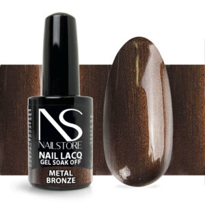 Semipermanente Nail Lacq Metal Bronze- Nail Store